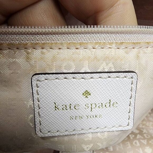 Kate Spade Women's Light Pink Laurel Way Leighann Saffiano Leather Satchel Bag - Picture 10 of 13